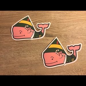 Vineyard vines Christmas elf stickers